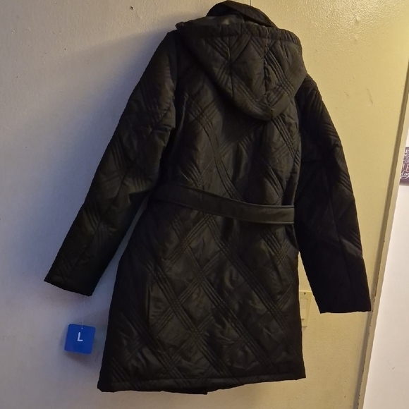 Jones New York Women's Dark Gray Puffer Jacket - Picture 7 of 9